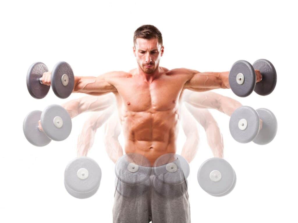 dumbbell shoulder fly movements