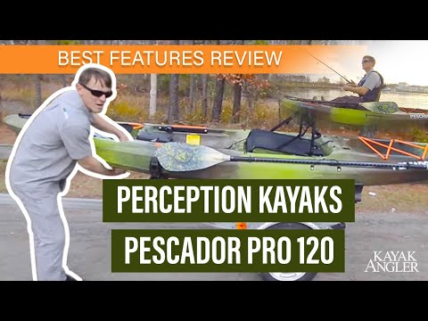 Perception Kayaks' Pescador Pro 120 🎣 Fishing Kayak 📈 Specs &amp; Features Review and Walk-Around 🏆