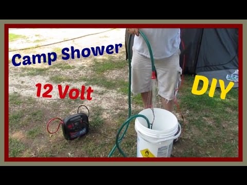 DIY camping shower