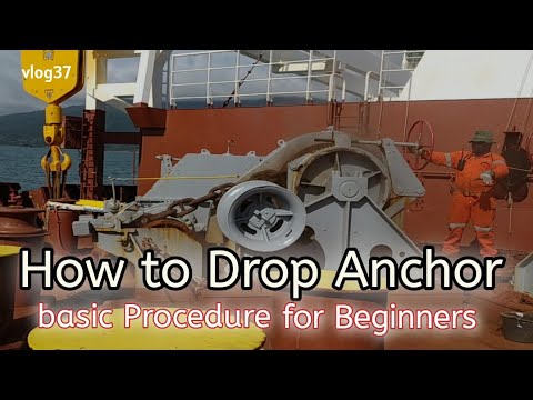 How to Drop Anchor | basic Procedure | for Beginners | English subtitle