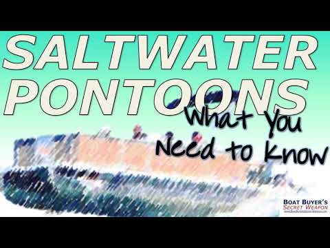 Can Pontoons Go In Salt-Water? (and, what you need to know)