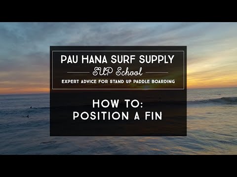 How To: Position a Fin On An SUP