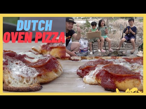 Campfire Cooking | Easy Dutch Oven Pizza You Can Cook With Your Kids