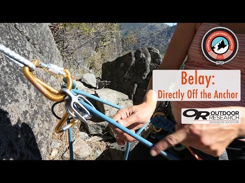 How To Belay from Above