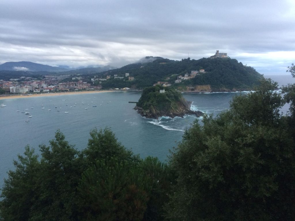 Stunning views while ascending famous Monte Igueldo in San Sebastián