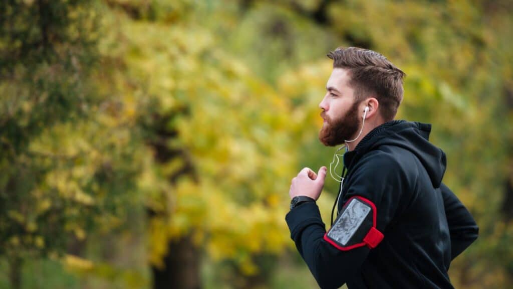 running in jacket