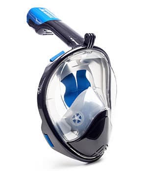 WildHorn Outfitters Seaview 180° GoPro Compatible Snorkel Mask