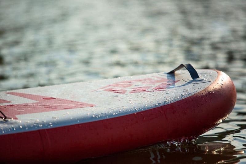 sup in water close up