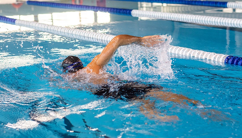 freestyle swimming