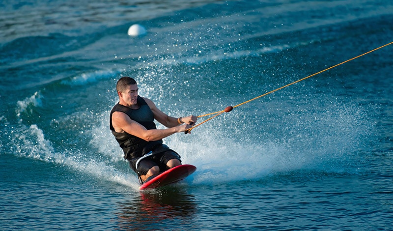 guy on kneeboard