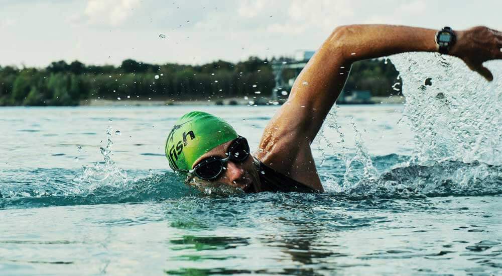 guy swimming