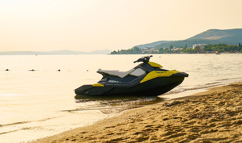 jet ski at beach