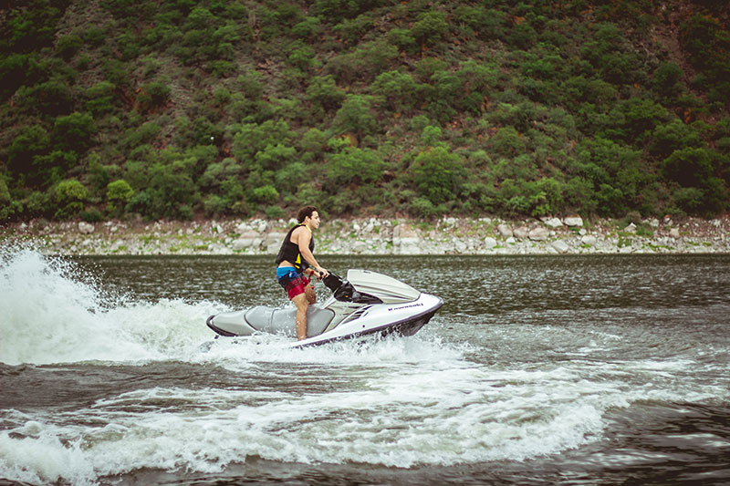 guy on jet ski in lake