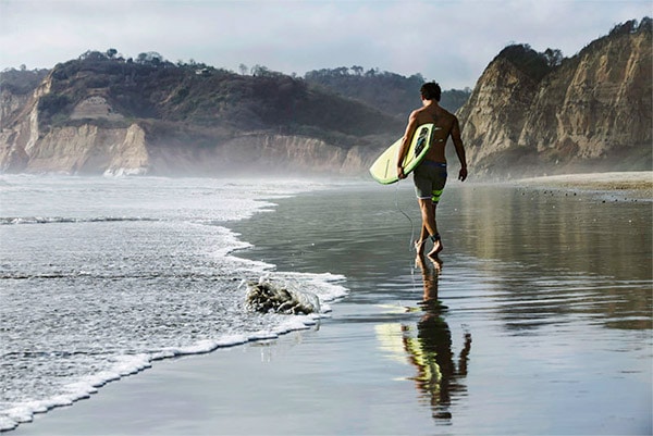 surfing in south america