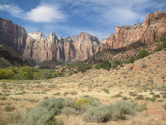 zion canyon temples and towers