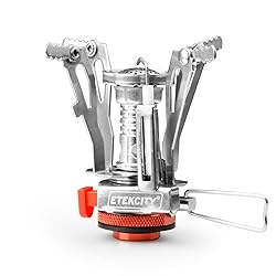 Etekcity Ultralight Portable Outdoor Backpacking Camping Stoves with Piezo Ignition, Butane / Butane Propane Canister Compatible