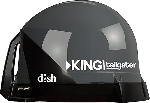 KING VQ4500 Tailgater Portable/Roof Mountable Satellite TV Antenna (for use with DISH)