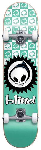 Blind Checkered Reaper Soft Wheels Skateboard Complete