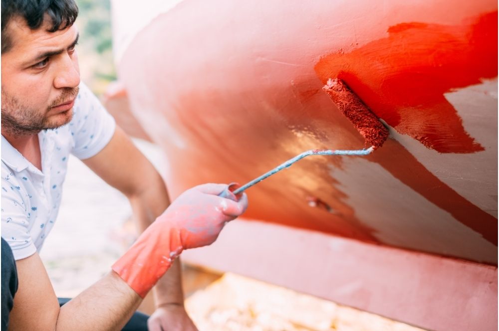 DIY Boat Painting