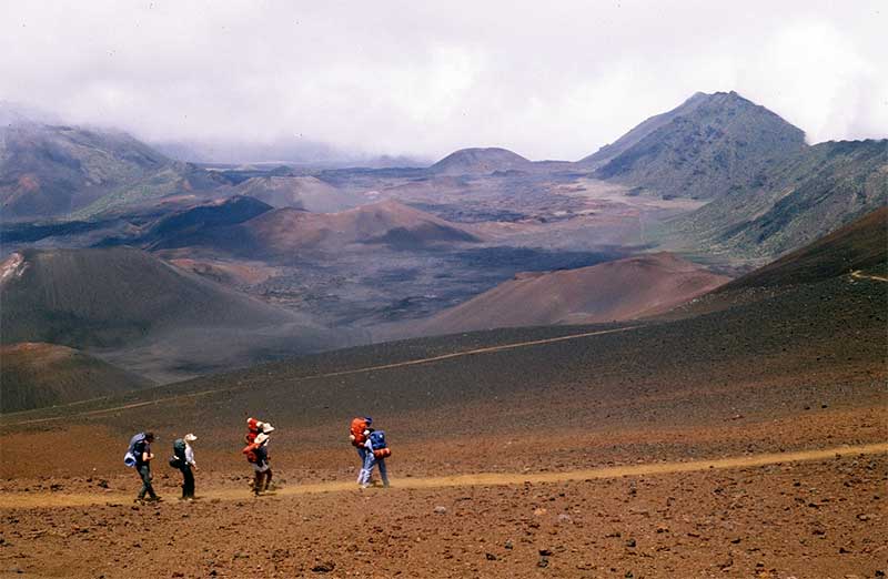 Haleakala Sliding Sand Trail vista