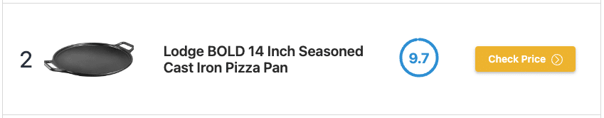 Lodge BOLD 14 Inch Seasoned Cast Iron Pizza Pan