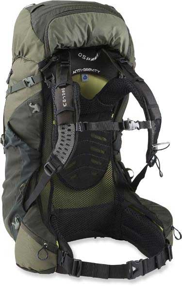 back view Osprey Aether AG 70 Pack - Men's