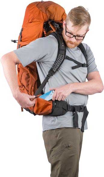 hip belt pocket Osprey Aether AG 70 Pack - Men's