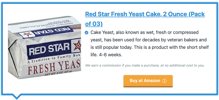 Red Star Fresh Yeast Cake, 2 Ounce (Pack of 03)