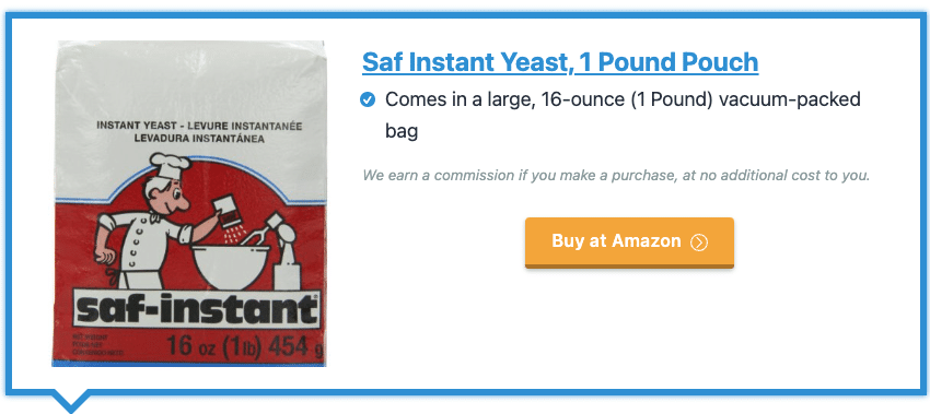 Saf Instant Yeast, 1 Pound Pouch