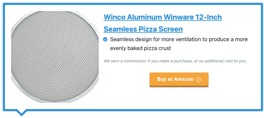 Winco Aluminum Winware 12-Inch Seamless Pizza Screen