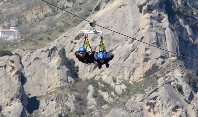 angle's flight zip line