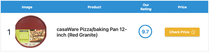 casaWare Pizza/baking Pan 12-inch