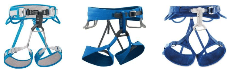 climbing harnesses