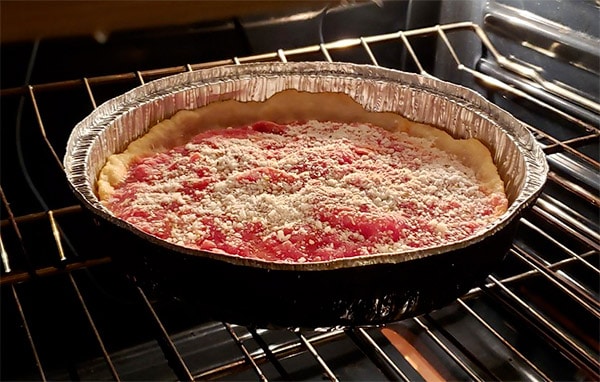 lou malnati's frozen pizza in oven