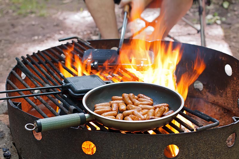 pie iron campfire cooking