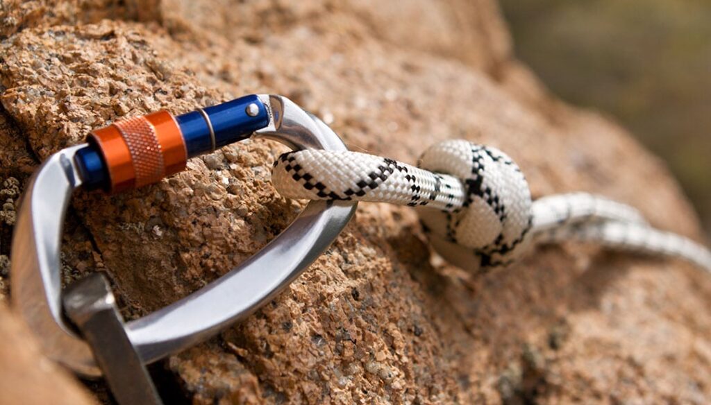 rock climbing carabiner