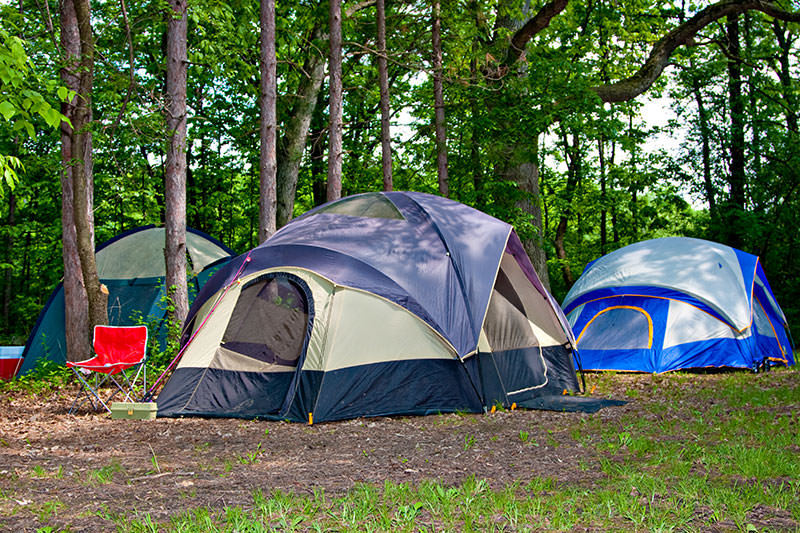 tent camp site