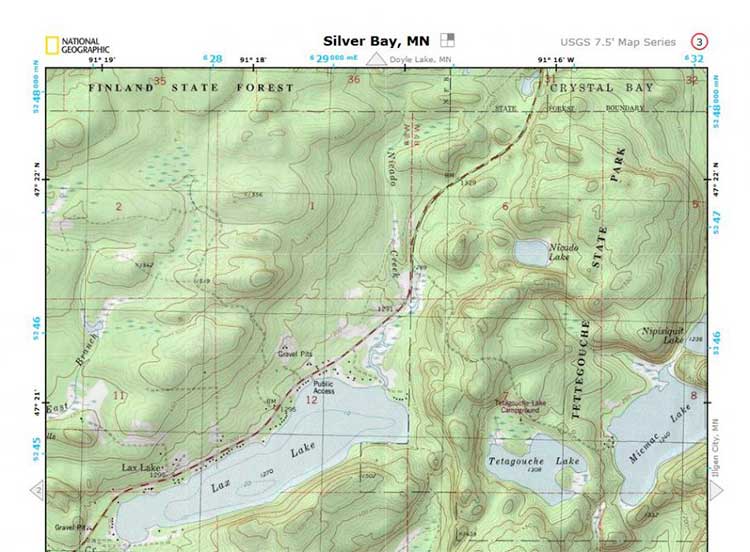 topo map